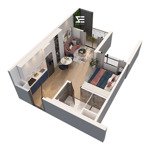 Bán chung cư tại dự án the zurich - zr3 diện tích 30.2m2 giá bán 1,73 tỷ