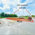 Lô đất thổ cư (5x21) giá bán 850 triệu nằm ngay mặt tiền đt 826 ấp vạn phước, xã mỹ lệ đang mở rộng lộ giới