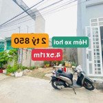 đất thổ cư (4.5x11m) hẻm xe hơi gần công viên