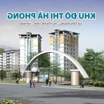 Chính chủ bán đất biệt thự kđt hà phong, mê linh, 306m2, mt 17,2m, cạnh hồ nước, sổ đỏ, giá tốt