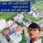 Chính chủ cần tiêng bán gấp 200m2 khu tái định cư bắc sông cấm thuỷ nguyên hướng nam ngay sát tthc