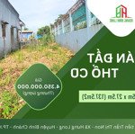 Bán đất thổ cư mặt tiền trần thị non tại xã hưng long, bình chánh