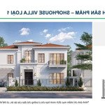 Bán căn shophouse villa loại 1