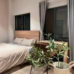 Cho thuê căn hộ 30m2 nội thất tone gỗ - cửa sổ view xinh nơ trang long, bình thạnh
