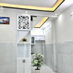 Hàng hiếm! nhà mới 42m2 dtsd sổ hồng riêng hoàn công đủ 1 trệt 1 lầu, cách 1 căn ra mặt tiền đường