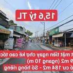 đất mặt tiền đường trần quang diệu, p. tân bình, tp. dĩ an