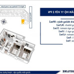 9.5 tỷ bao phí chính chủ bán căn 2 ngủ 2 vệ sinh89m2 lô góc bc đông nam skyline westlake. sổ lâu dài