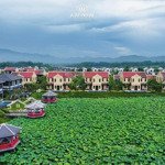 Quỹ villa vườn vua resort thanh thủy, view hồ sen, khoáng nóng, 40 tiện ích nghỉ dưỡng tuyệt đỉnh