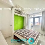 Cho thuê studio chỉ tính điện nước, bancol lớn view mặt tiền đường lớn âu dương lân q8