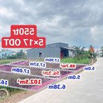 5×17 ( 86m2 đất odt) thị trấn tân trụ_long an 550 triệu đường 6mbetong