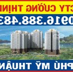 Công ty cường thịnh - chuyên bán căn hộ phú mỹ thuận. dt 95m, 3pn, ở ngay, thanh toán khoảng 1.4 tỉ