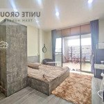 Cho thuê căn hộ studio ban công view 180 full nội thất ung văn khiêm, gần cầu sài gòn, hutech