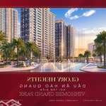 Cần bán căn hộ 2pn 65m2 the glory heights vinhomes grand park q9