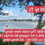 đất lớn biệt thự vườn view sông kế đường dt 747a,thái hòa, tân uyên