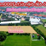 Lô đất vườn diện tích 4000m2 thích hợp để làm nhà vườn kho xưởng