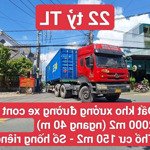 đất kho xưởng đường xe cont gần ngã tư chiêu liêu, p.tân bình,dĩ an