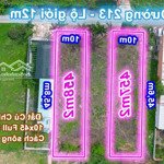 Bán đất củ chi 10*45,8=458m2 lộ giới 12m giá 5,5 tỷ