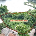 Lô góc view hồ đầm dương tx sơn tây, đường 2 ô tô tránh - lô hiếm cho nhà vườn, nghỉ dưỡng, đầu tư.