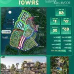 Cần bán căn góc biệt thự độc bản tại ecovillage saigon river 3 mặt tiền, view sông