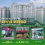 Cho thuê, bán căn hộ green river q8 151-183m2 ở + kinh doanh (shop), có nội thất