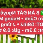 B án đất tặng nhà cách 30m ra ôtô 59m*2t giá 6.9 tỷ 2 mặt ngõ