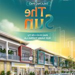 Vsip mở bán thương phố the sun - dãy shop villa giới hạn 7mx24m, cách tp mới bình dương 10 phút