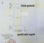 Bán đất mặt tiền đường phạm văn đồng