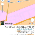 1000 m2 (đất vườn, nghỉ dưỡng) - xã bàu chinh, huyện châu đức long thành