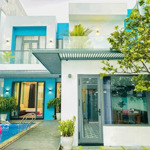 Bán villa hồ bơi riêng 4 phòng ngủ full nội thất gần biển mỹ khê, dòng tiền 60tr/tháng ổn định