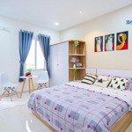 Studio bancol 35m2, hướng về quận 1, thang máy, an ninh, yên tĩnh, hầm xe to