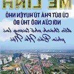 Cần bán nhanh lô đất mặt đường quy hoạch,kđt chi đông dt146m mt6 mặt đường 24m