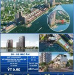 Cẩm hương- căn góc townhouse 5 tầng mặt sông hàn cạnh tòa s1 chỉ 39 tỷ/ hỗ trợ vay 80 vay/ sổ đỏ