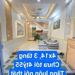 Chính chủ cần bán căn nhà ngay hiệp thành city 4x14 ,3 tầng, tặng luôn nội thất