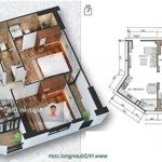 Hàng hiếm! cc xuân mai complex 70m 2 phòng ngủ2vs 2 ban công đông nam nhà có nội thất