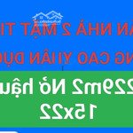 Bán nhà 2 mặt tiền kinh doanh đường cao xuân dục quận 8, 229 m2, nở hậu 15x22, nhỉnh 19 tỷ