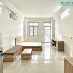 Cho thuê studio mặt tiền - full nội thất ban công - diện tích 40m2 - gần nhà thờ nam hải, bến xe q8