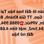 Bán đất tại tdp gốc gạo, tt gia khánh, bình xuyên, vĩnh phúc. ️ 0988.994.012 không mua đất này thì mua đất nào, đẹp miễn chê