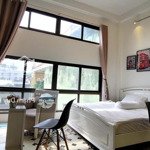 (chỉ 6 triệu8) cho thuê căn hộ studio phong cách - 30m2 - cửa sổ lớn, nt xịn xò- ngay cầu thị nghè