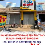 Cho thuê mặt bằng đường 66 lê duẩn – tp.pleiku – gia lai