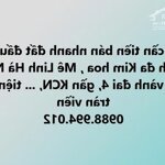 0988.994.012 bán đất đấu giá bạch đa , kim hoa, mê linh, hà nội giáp vành đai 4 cam kết bán đúng giá chủ thu, không chênh