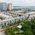 Nhà phố midori park, dãy liền kề cuối trong phân khu haruka, mảng xanh công viên 20.000m2 bao phủ