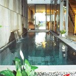 Bán căn villa hồ bơi 3,5 tầng mặt tiền đường nước mặn khu nam việt á đang cho thuê 23 tr/th giá tốt