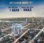 Căn hộ grand manhattan quận 1 novaland, 2 phòng ngủ đi kèm bãi định danh oto giá 9,8 tỷ, đang góp