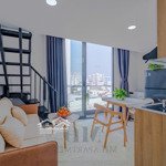 Chdv studio/duplex/ban công - cửa sổ lớn full nt ngay lotte, him lam, rmit,tđtu. an ninh, sạch sẻ