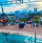 Hiếm! villa hồ bơi gần sông hàn, vincom, 5 phút ra biển mỹ khê, 200m2, dòng tiền 50 tr/th.