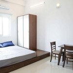 Cho thuê phòng trọ, studio, duplex, đầy đủ nội thất, 35m2, gần đại học luật, nguyễn tất thành q4