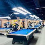 Sàn rộng diện tích 600m2 ở quang trung kết cấu thông sàn cực đẹp phù hợp làm bi - a, game, gym