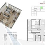 Duy nhất mã căn view biển trực diện trọn đời giá ngoại giao 1,48 tỷ/ 2 phòng ngủ 59,6m2 ký trực tiếp cđt