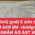 Cực phẩm bán nhà 3 tầng - 2 mặt tiền đường hồ nghinh, 152m ngang 7m, đang cho thuê 45tr/ tháng.