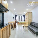 Cho thuê căn hộ 1pn 40m2 - ngay cầu bông - full nt gỗ mới 100% - bancol view thoáng - bảo vệ 24/7